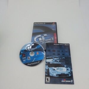 Gran Turismo 3 A-Spec Sony PlayStation 2 PS2 Racing Game SCUS-97102 Manual CIB